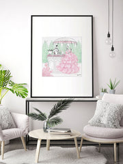 Giambattista Valli Cocktail Couture - Illustration - Limited Edition Print - Tiffany La Belle
