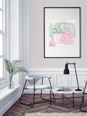Giambattista Valli Cocktail Couture - Illustration - Limited Edition Print - Tiffany La Belle