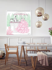 Giambattista Valli Cocktail Couture - Illustration - Canvas Gallery Print - Unframed or Framed - Tiffany La Belle