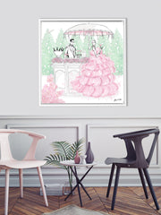Giambattista Valli Cocktail Couture - Illustration - Canvas Gallery Print - Unframed or Framed - Tiffany La Belle