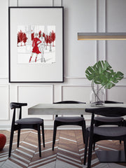 Giambattista Valli Paris - Illustration - Limited Edition Print - Tiffany La Belle