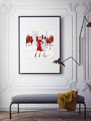 Giambattista Valli Paris - Illustration - Limited Edition Print - Tiffany La Belle