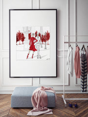 Giambattista Valli Paris - Illustration - Limited Edition Print - Tiffany La Belle