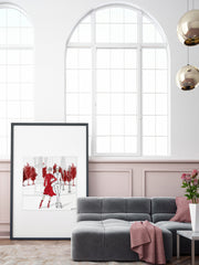Giambattista Valli Paris - Illustration - Limited Edition Print - Tiffany La Belle
