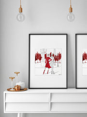 Giambattista Valli Paris - Illustration - Limited Edition Print - Tiffany La Belle