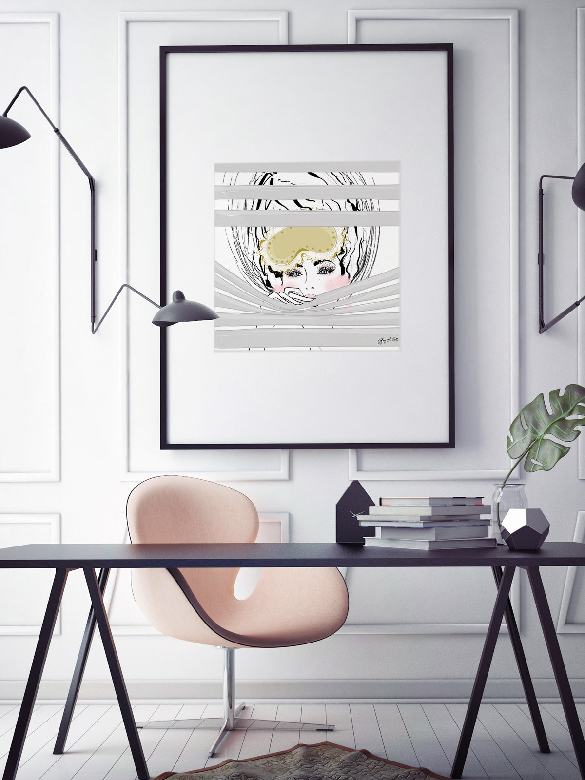 Good Morning - Illustration - Limited Edition Print - Tiffany La Belle