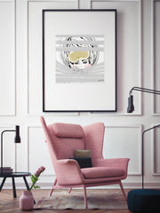 Good Morning - Illustration - Limited Edition Print - Tiffany La Belle