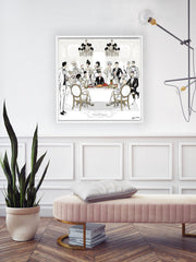 Happy Thanksgiving - Illustration - Canvas Gallery Print - Unframed or Framed - Tiffany La Belle