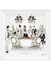 Happy Thanksgiving - Illustration - Limited Edition Print - Tiffany La Belle