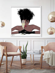 I See You - Illustration - Canvas Gallery Print - Unframed or Framed - Tiffany La Belle
