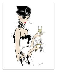 It's a Cats Life - Illustration - Limited Edition Print - Tiffany La Belle