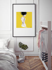 Quite Shy - Illustration - Limited Edition Print - Tiffany La Belle