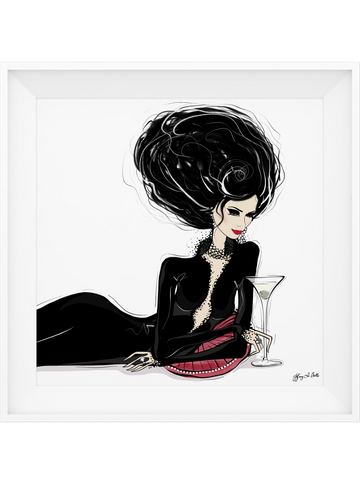 Martini Moments - Illustration - Limited Edition Print - Tiffany La Belle