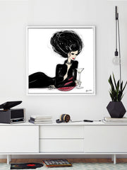 Martini Moments - Illustration - Canvas Gallery Print - Unframed or Framed - Tiffany La Belle
