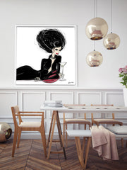 Martini Moments - Illustration - Canvas Gallery Print - Unframed or Framed - Tiffany La Belle