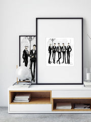Mens Fashion Week - Illustration - Limited Edition Print - Tiffany La Belle