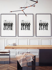 Mens Fashion Week - Illustration - Limited Edition Print - Tiffany La Belle