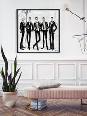 Mens Fashion Week - Illustration - Limited Edition Print - Tiffany La Belle