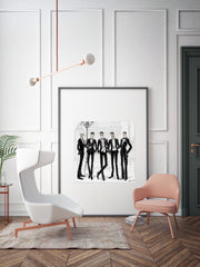 Mens Fashion Week - Illustration - Limited Edition Print - Tiffany La Belle
