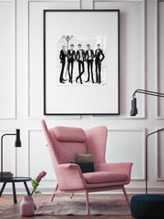 Mens Fashion Week - Illustration - Limited Edition Print - Tiffany La Belle