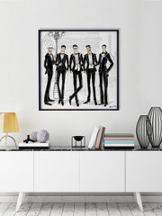 Mens Fashion Week - Illustration - Limited Edition Print - Tiffany La Belle