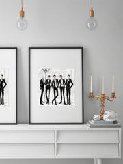 Mens Fashion Week - Illustration - Limited Edition Print - Tiffany La Belle