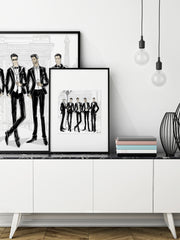 Mens Fashion Week - Illustration - Limited Edition Print - Tiffany La Belle