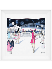 NYE, Sydney, Australia - Illustration - Limited Edition Print - Tiffany La Belle