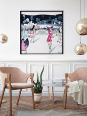 NYE, Sydney, Australia - Illustration - Limited Edition Print - Tiffany La Belle