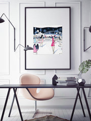 NYE, Sydney, Australia - Illustration - Limited Edition Print - Tiffany La Belle