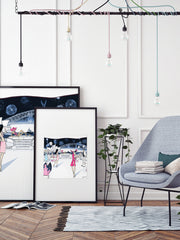 NYE, Sydney, Australia - Illustration - Limited Edition Print - Tiffany La Belle