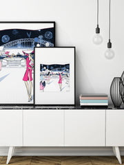 NYE, Sydney, Australia - Illustration - Limited Edition Print - Tiffany La Belle