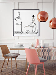 Cheers on Wheels - Illustration - Limited Edition Print - Tiffany La Belle