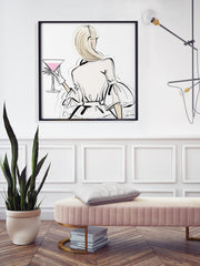 Dior Cocktails - Illustration - Limited Edition Print - Tiffany La Belle