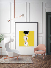 Quite Shy - Illustration - Limited Edition Print - Tiffany La Belle