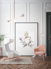 Dior Cocktails - Illustration - Limited Edition Print - Tiffany La Belle