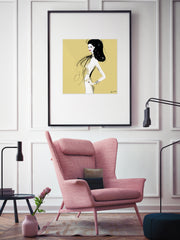 She's All Style - Illustration - Limited Edition Print - Tiffany La Belle