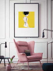 Quite Shy - Illustration - Limited Edition Print - Tiffany La Belle