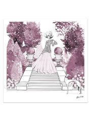 Parisienne Mulberry Garden - Illustration - Limited Edition Print - Tiffany La Belle