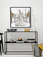 Paris Fashion Week Haute Couture - Illustration - Limited Edition Print - Tiffany La Belle