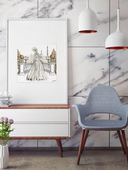 Paris Fashion Week Haute Couture - Illustration - Limited Edition Print - Tiffany La Belle