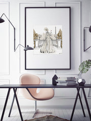 Paris Fashion Week Haute Couture - Illustration - Limited Edition Print - Tiffany La Belle
