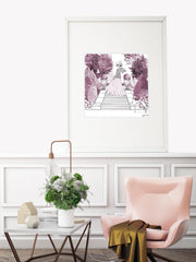 Parisienne Mulberry Garden - Illustration - Limited Edition Print - Tiffany La Belle