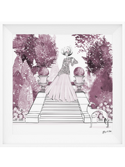 Parisienne Mulberry Garden - Illustration - Limited Edition Print - Tiffany La Belle