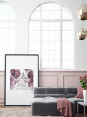Parisienne Mulberry Garden - Illustration - Limited Edition Print - Tiffany La Belle