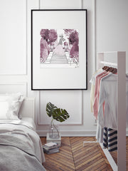 Parisienne Mulberry Garden - Illustration - Limited Edition Print - Tiffany La Belle