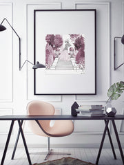 Parisienne Mulberry Garden - Illustration - Limited Edition Print - Tiffany La Belle