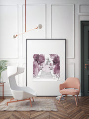 Parisienne Mulberry Garden - Illustration - Limited Edition Print - Tiffany La Belle