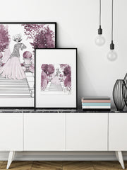 Parisienne Mulberry Garden - Illustration - Limited Edition Print - Tiffany La Belle