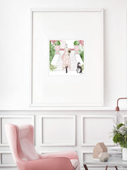 Parisienne Floral - Illustration - Limited Edition Print - Tiffany La Belle